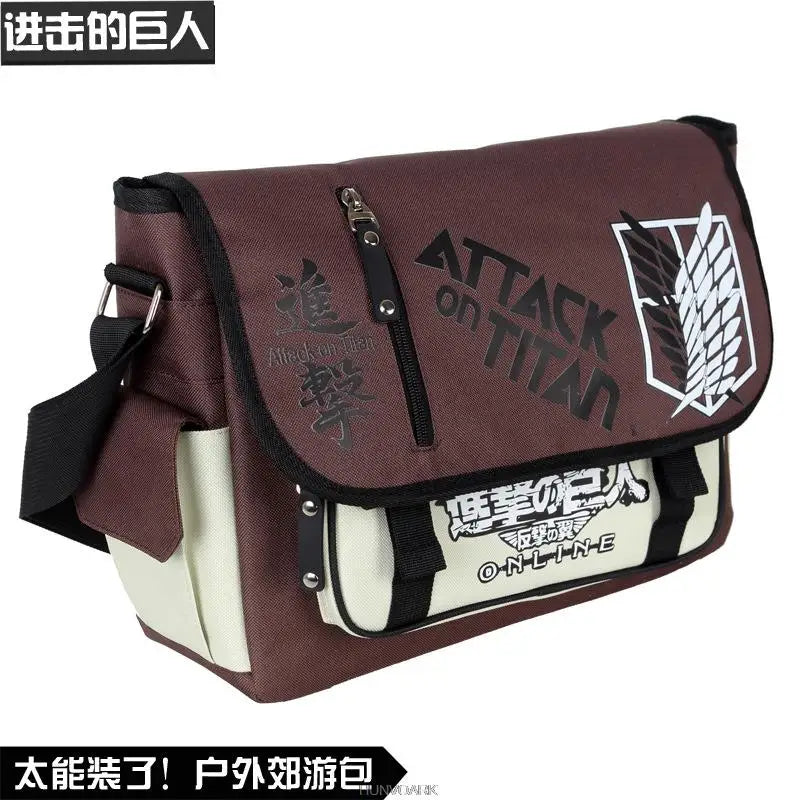 Attack on Titan Canvas Messenger Bag