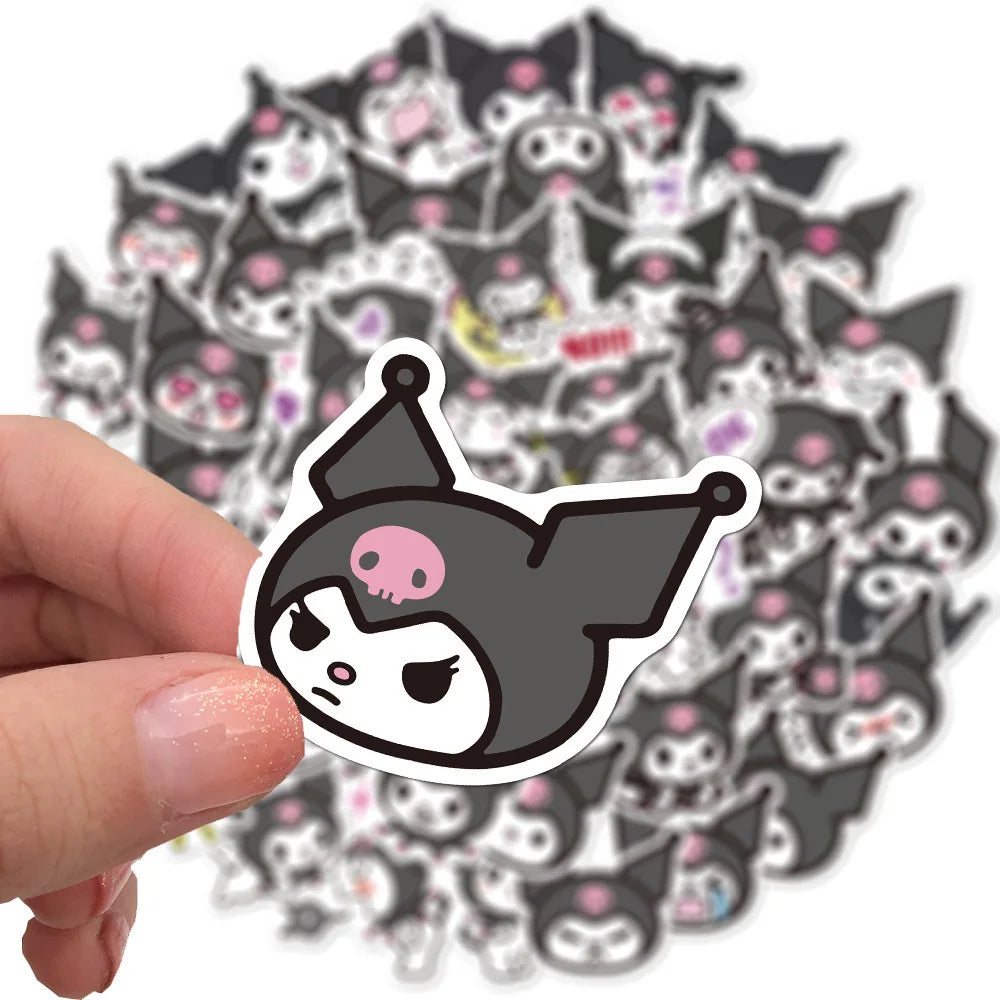 10/50/100Pcs Kawaii Kuromi Stickers